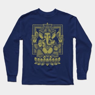 Ganesh Yellow Long Sleeve T-Shirt